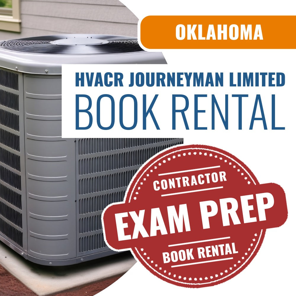 Oklahoma HVACR Limited Journeyman Contractor - Book Rental Package