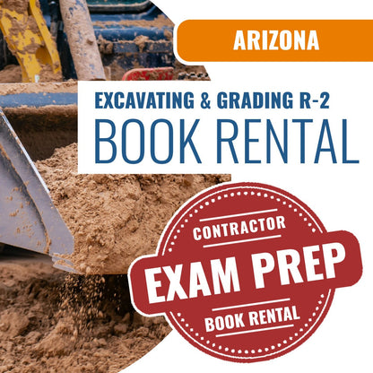 Arizona Excavating, Grading and Oil Surfacing Residential Contractor (R-2) - Books & Courses Rental Package