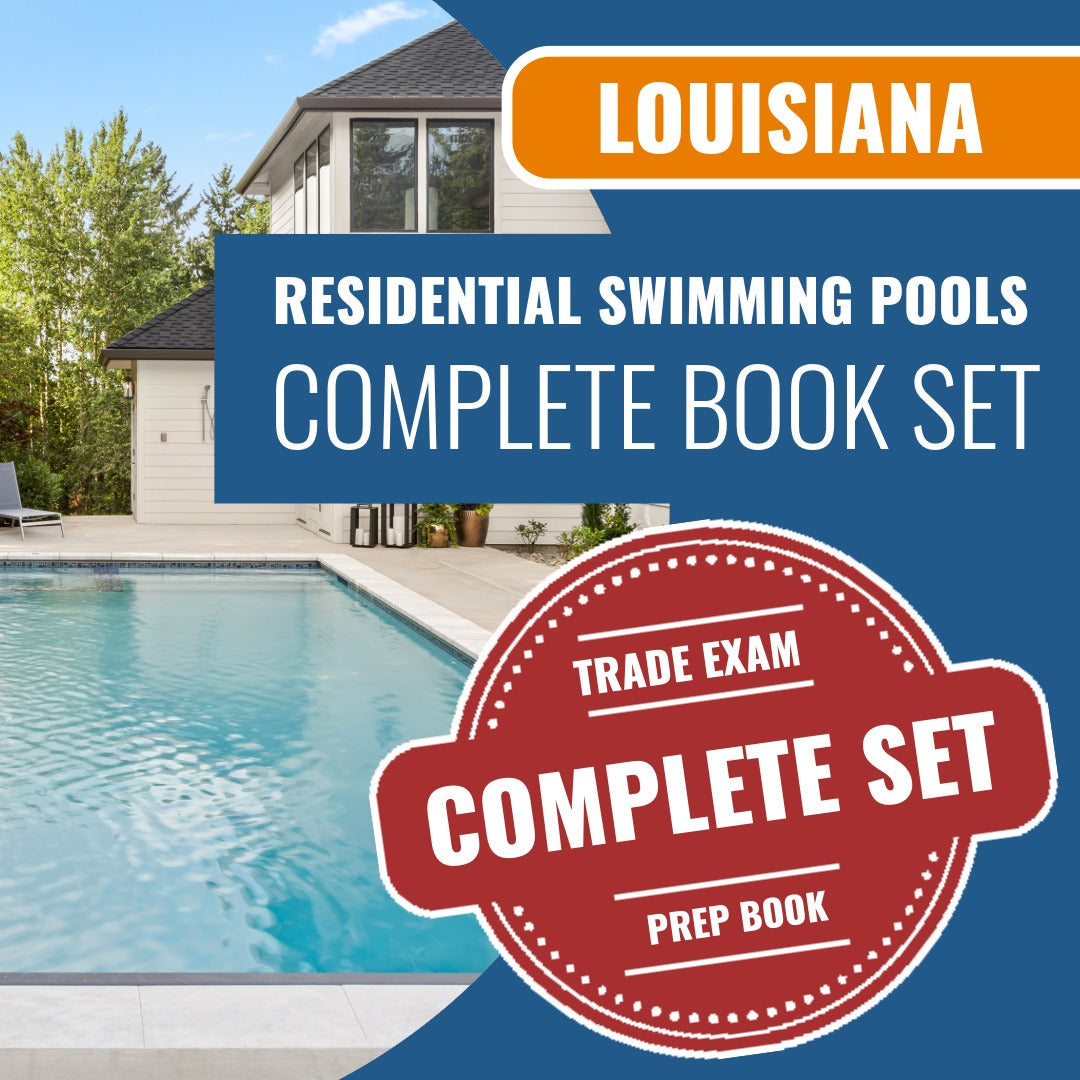 Louisiana Residential Swimming Pools Contractor Exam Book Package