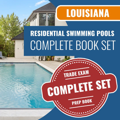 Louisiana Residential Swimming Pools Contractor Exam Book Package