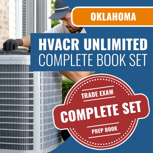 Oklahoma HVACR Unlimited Contractor Exam Book Package