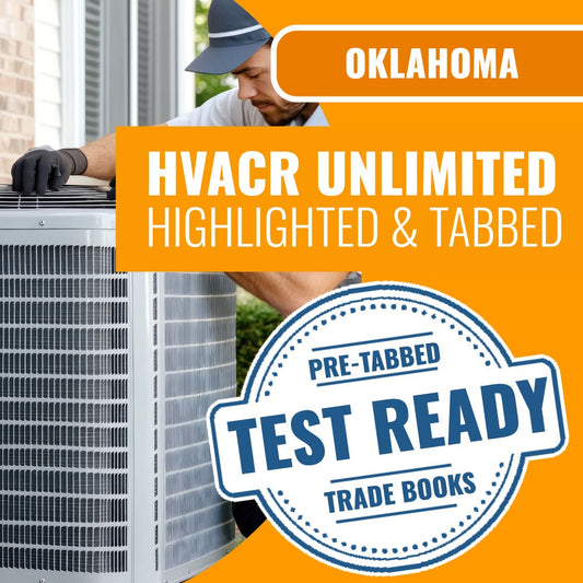 Oklahoma HVACR Unlimited Contractor Highlighted & Tabbed Book Package