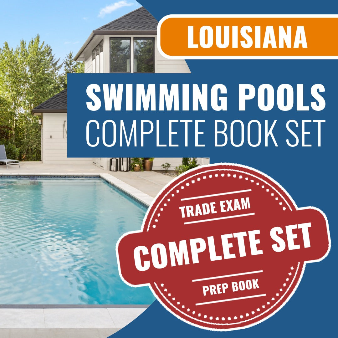Louisiana Swimming Pools Contractor Exam Book Package