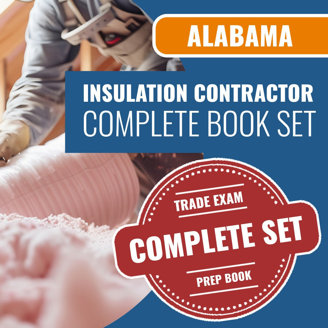 Alabama Insulation Contractor Exam Book Package
