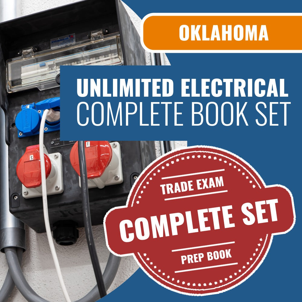 Oklahoma Unlimited Electrical Contractor Exam Book Package
