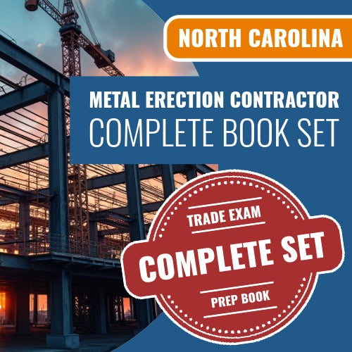 North Carolina Metal Erection Contractor Exam Book Package