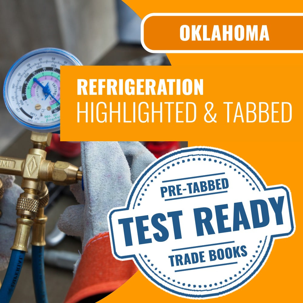 Oklahoma Refrigeration Contractor Highlighted & Tabbed Book Package