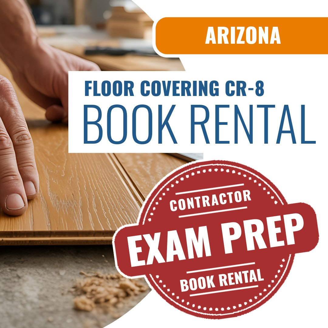 Arizona Floor Covering Residential / Commercial Contractor (CR-8) - Books & Courses Rental Package