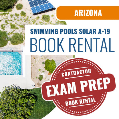 Arizona Swimming Pools, Including Solar Commercial Contractor (A-19)  - Books & Courses Rental Package