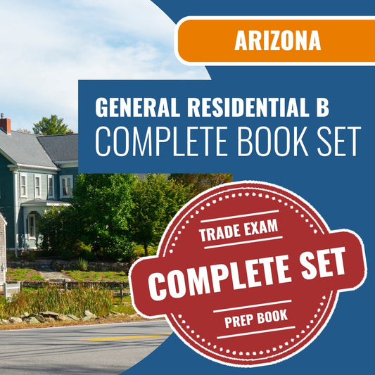 Arizona General Residential Contractor (B) Exam Book Package
