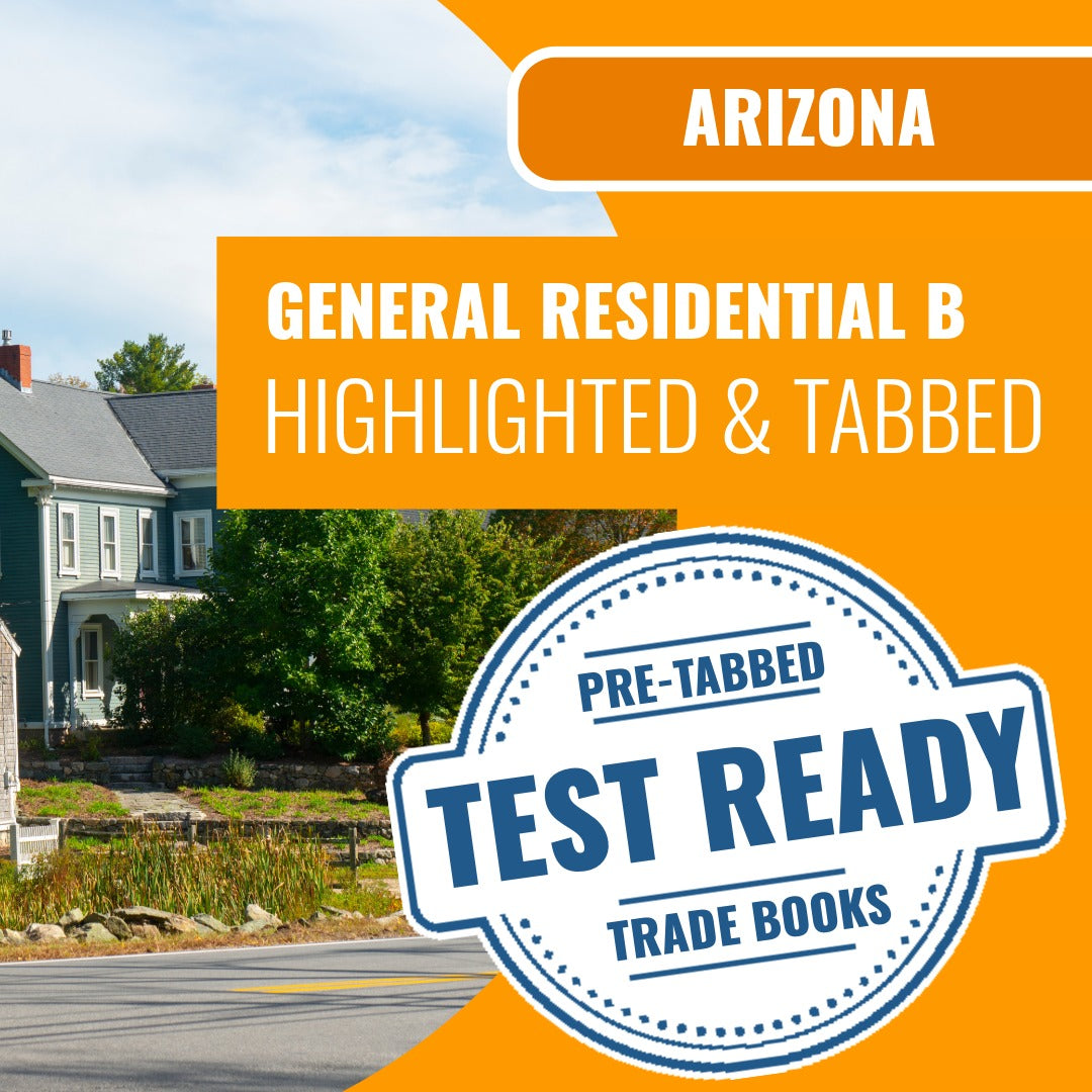 Arizona General Residential Contractor (B) Highlighted & Tabbed Book Package
