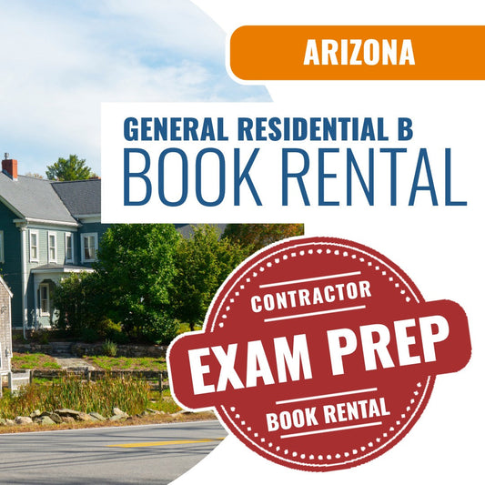 Arizona General Residential Contractor (B) - Books & Courses Rental Package