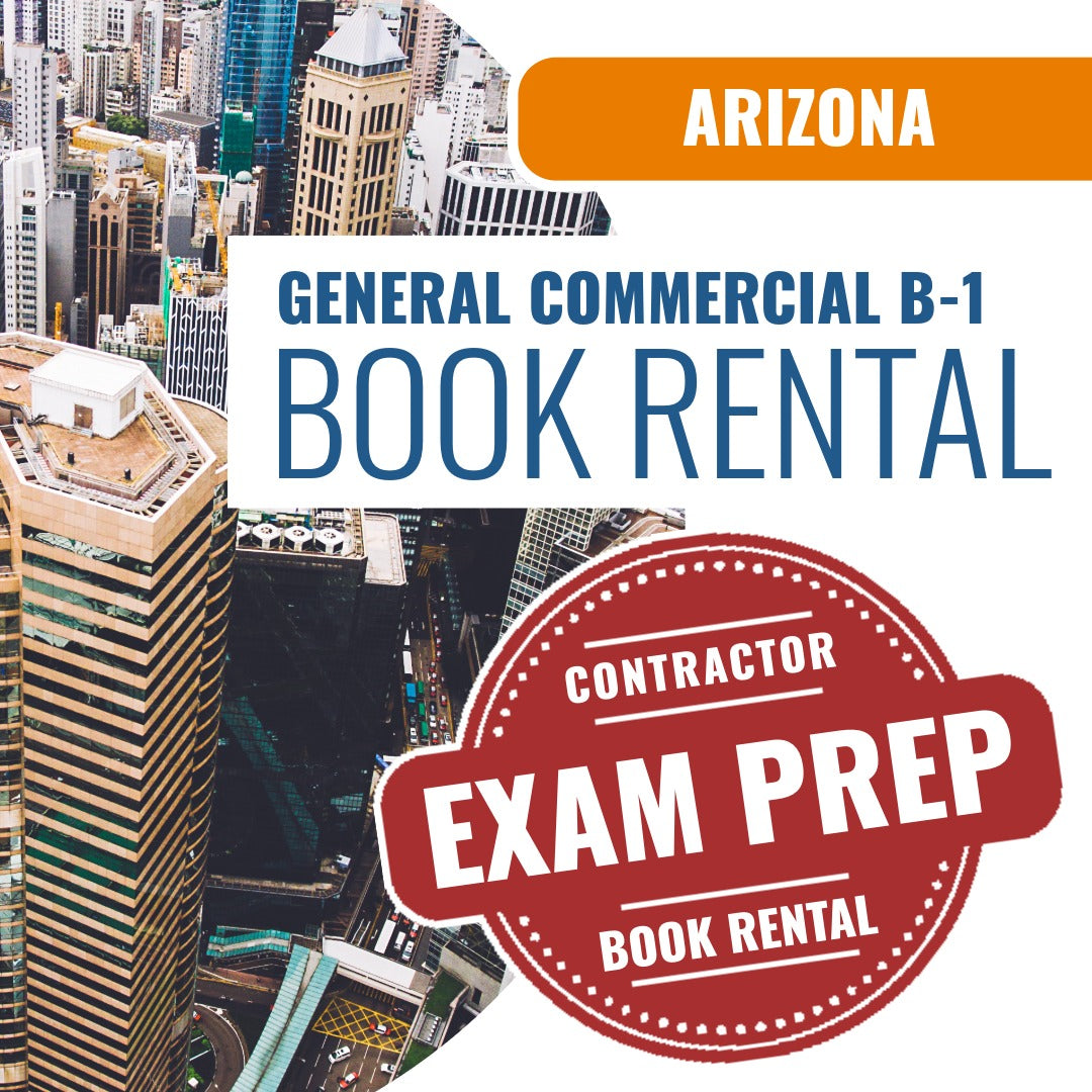 Arizona General Commercial Contractor (B-1) - Books & Courses Rental Package