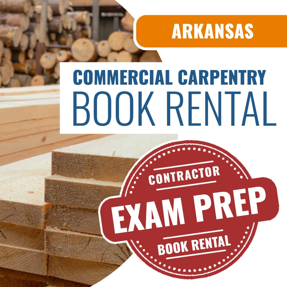 Arkansas Commercial Carpentry, Framing, Millwork, Cabinets Contractor - Book & Course Rental Package