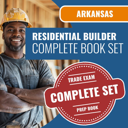 Arkansas Residential Builder Contractor Exam Book Package