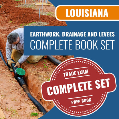 Louisiana Earthwork, Drainage And Levees Contractor Exam Book Package