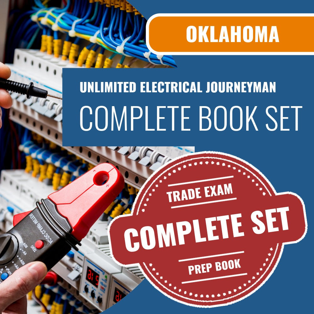 Oklahoma Unlimited Electrical Journeyman Contractor Exam Book Package