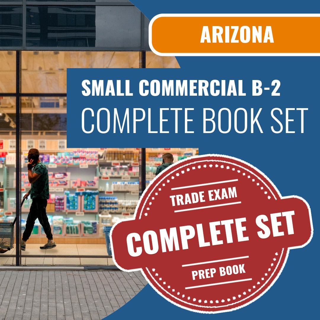 Arizona General Small Commercial Contractor (B-2 ) Exam Book Package