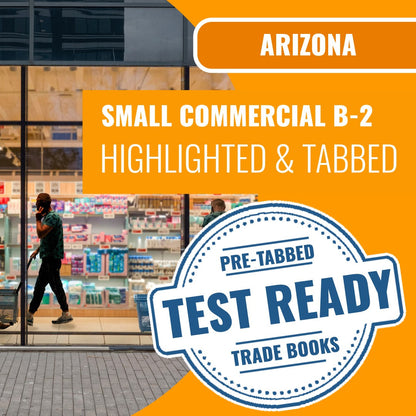 Arizona General Small Commercial Contractor (B-2 ) Highlighted & Tabbed Book Package