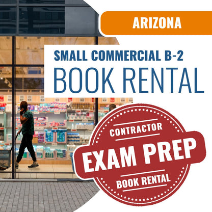 Arizona General Small Commercial Contractor (B-2 ) - Books & Courses Rental Package