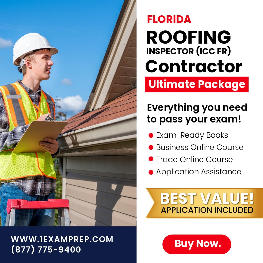 Florida Roofing Inspector (ICC FR) Ultimate Exam Prep Rental Package