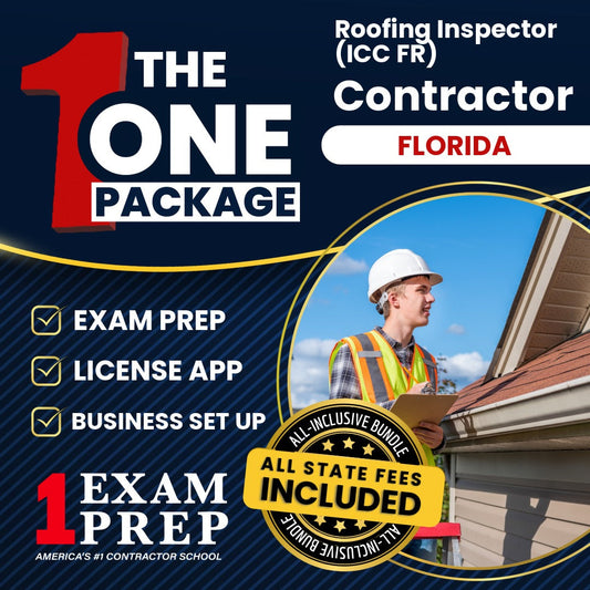 The 1 Package: All-Inclusive Florida Roofing Inspector (ICC FR) Exam, Licensing & Business Setup Solution
