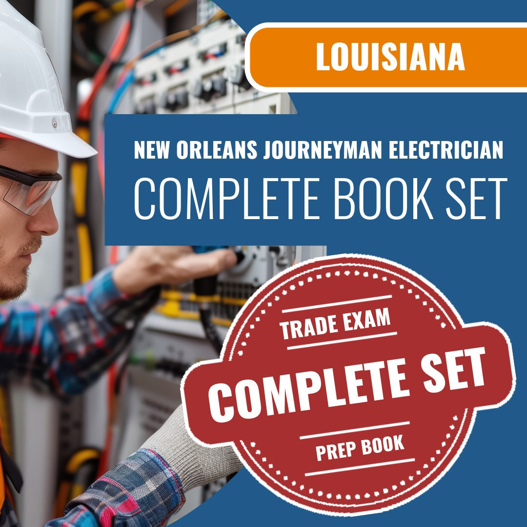 New Orleans Louisiana Journeyman Electrician (ICC - T17-N) Exam Book Package