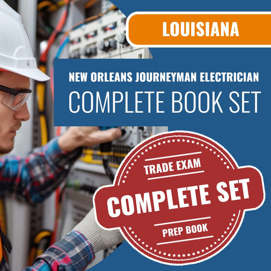 New Orleans Louisiana Journeyman Electrician (ICC - T17-N) Exam Book Package