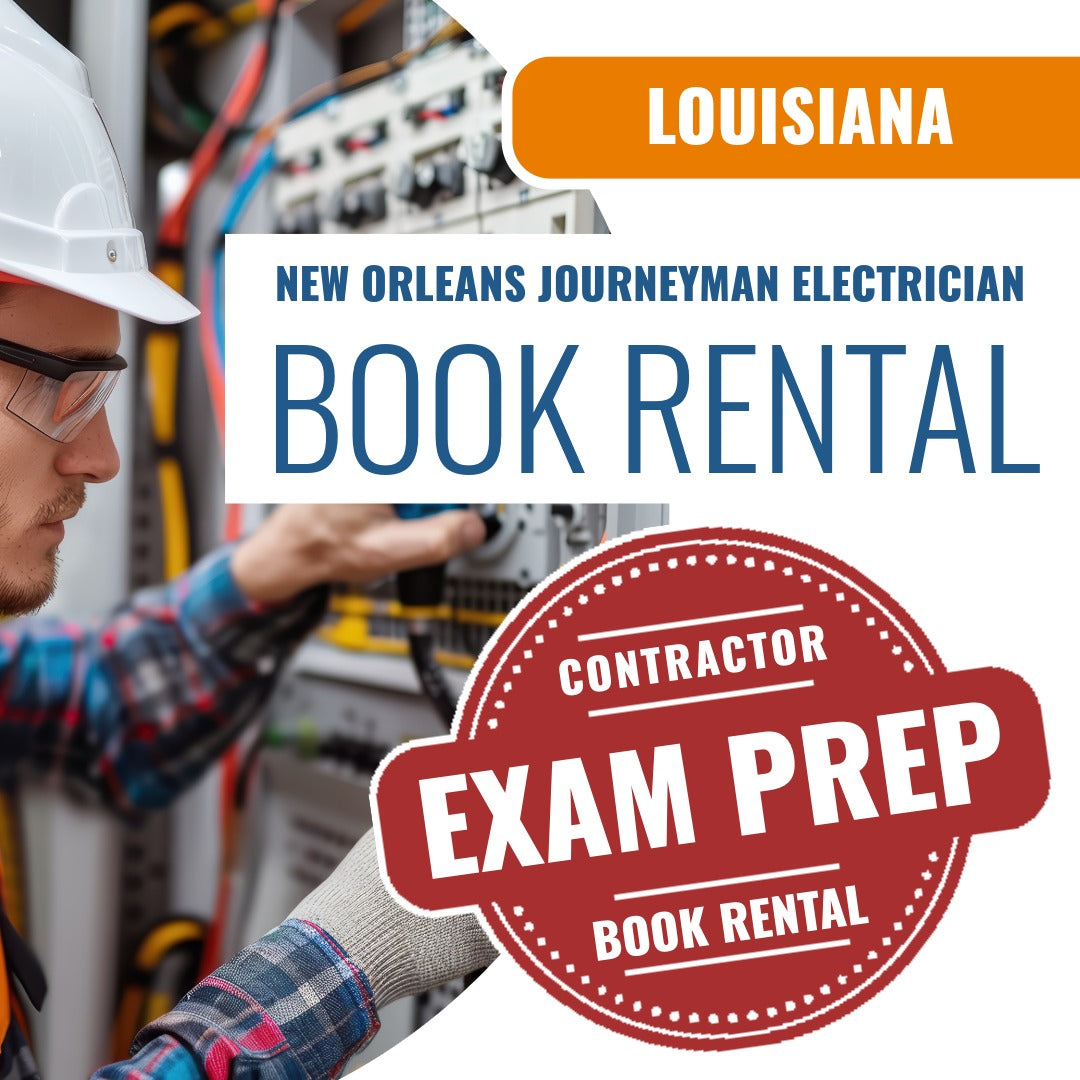 New Orleans Louisiana Journeyman Electrician (ICC - G17-N) Books & Courses Rental Package