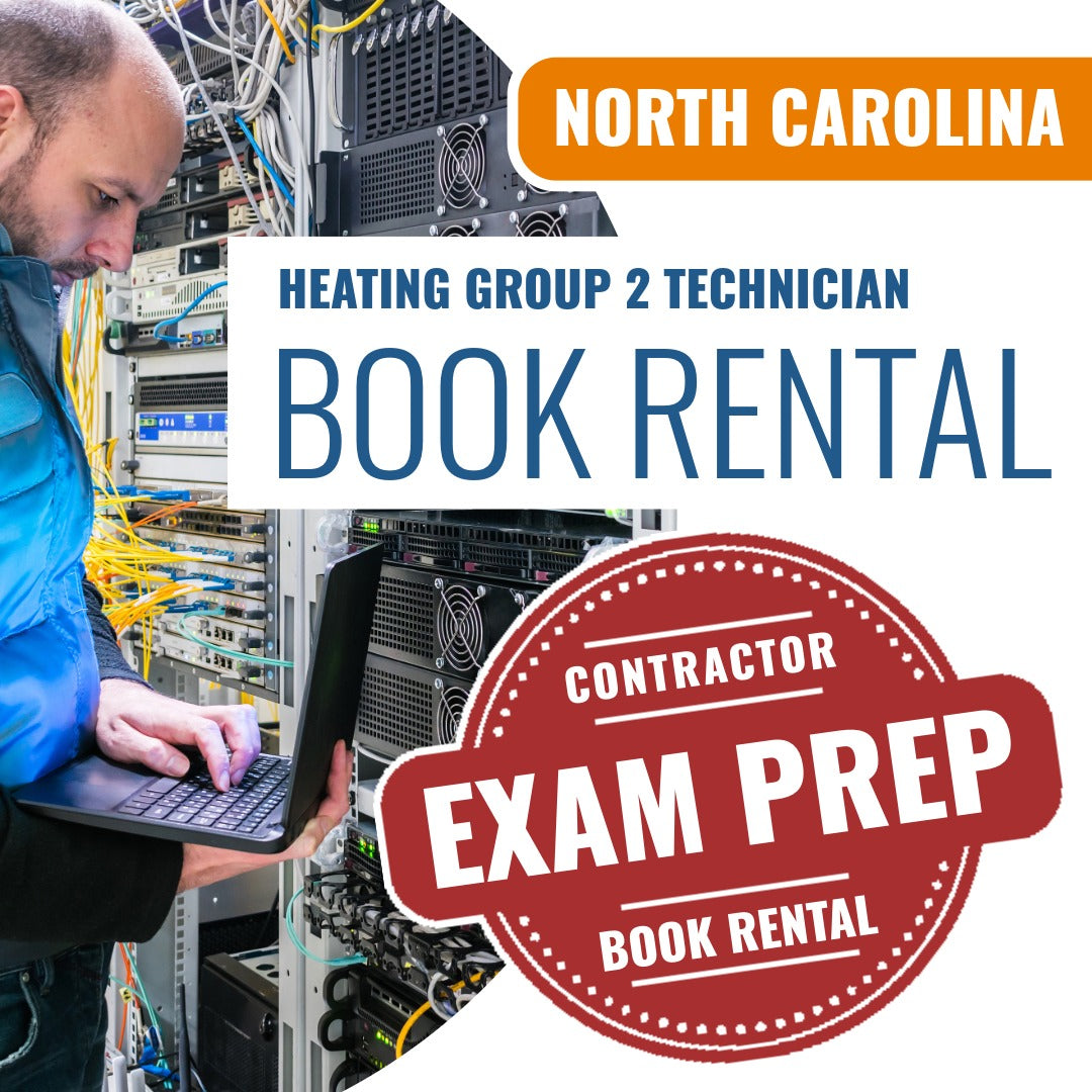 North Carolina Heating Group 2 Technician Books & Course Rental