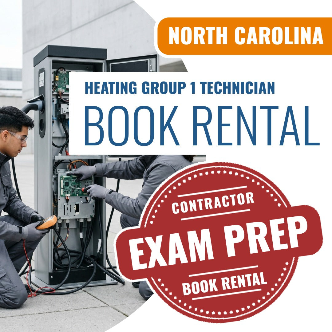 North Carolina Heating Group 1 Technician Books & Course Rental