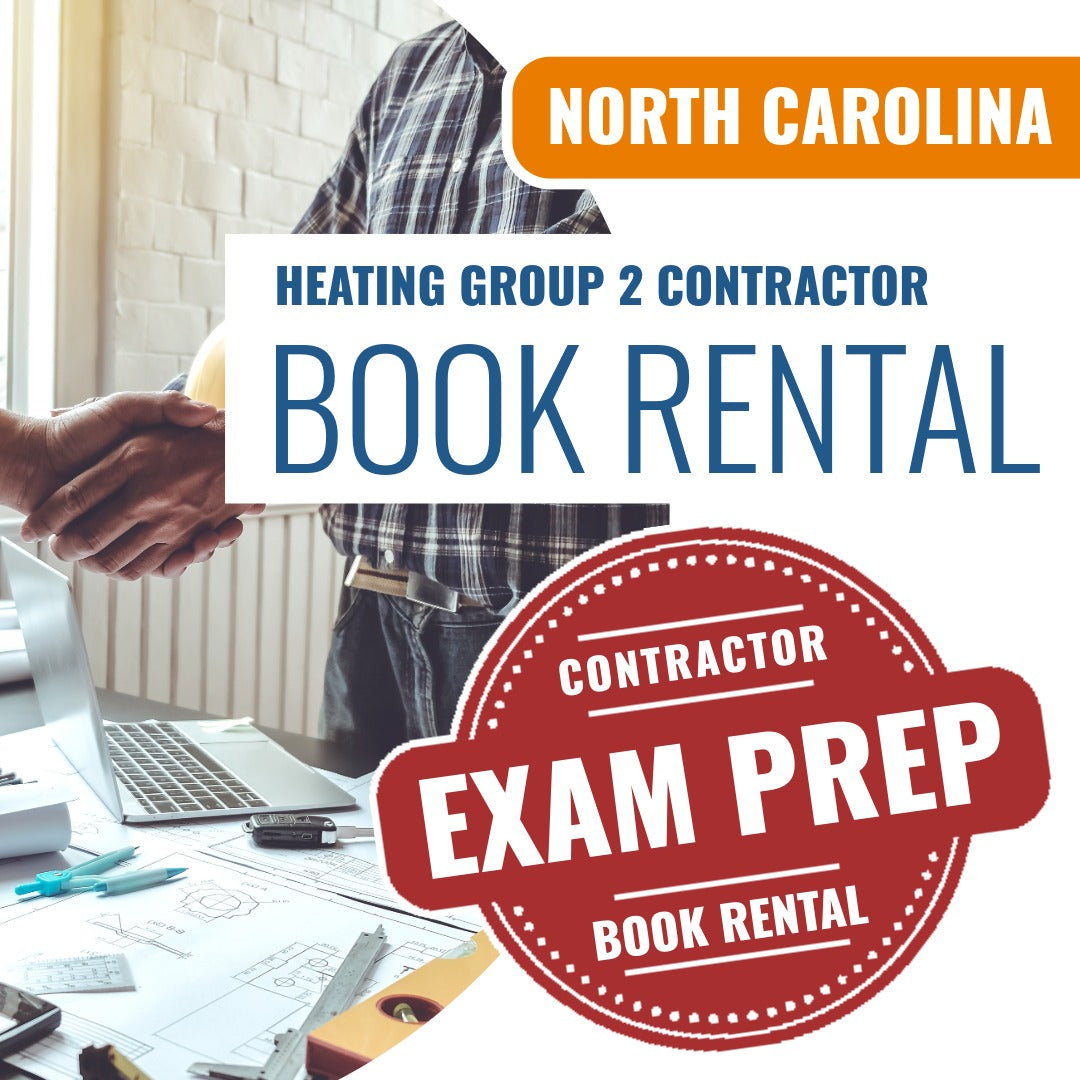 North Carolina Heating Group 2 Contractor Books & Course Rental