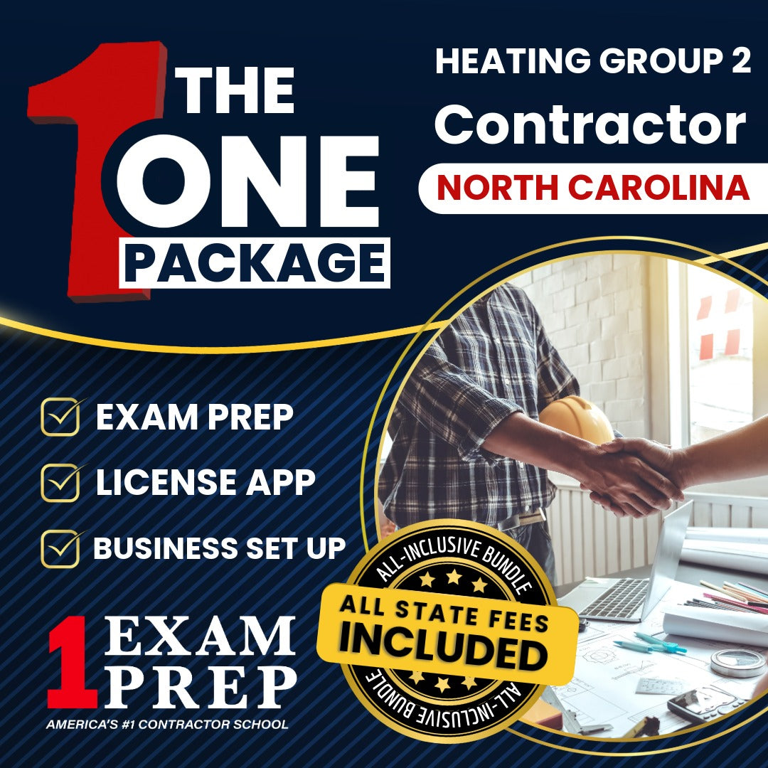 The 1 Package: All-Inclusive North Carolina Heating Group 2 Contractor Licensing & Business Setup