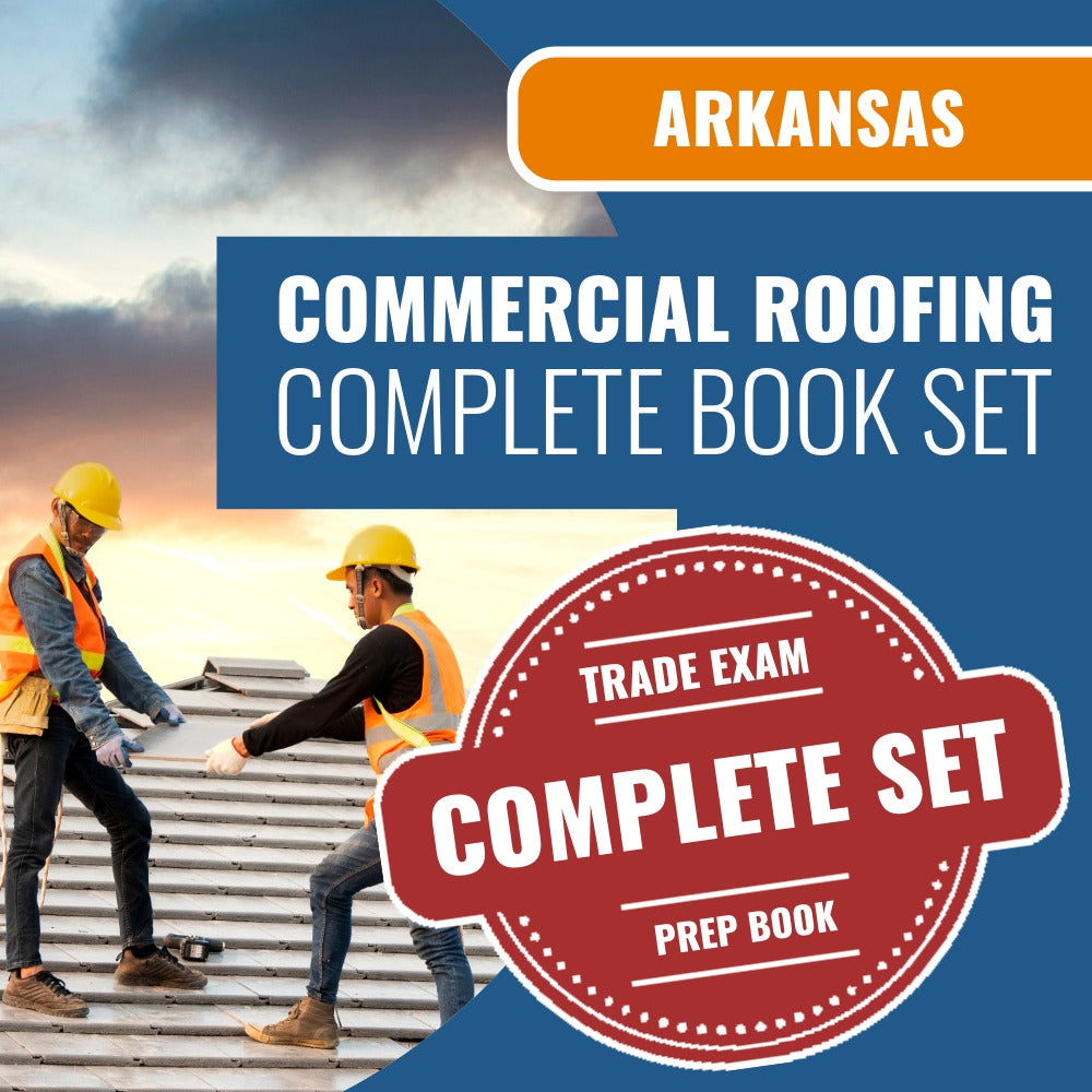 Arkansas Commercial Roofing & Roof Decks Contractor Exam Book Package