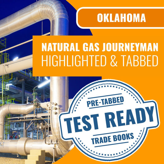 Oklahoma Natural Gas Journeyman Contractor Highlighted & Tabbed Book Package