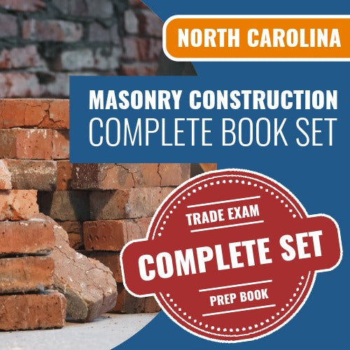 North Carolina Masonry Contractor Exam Book Package