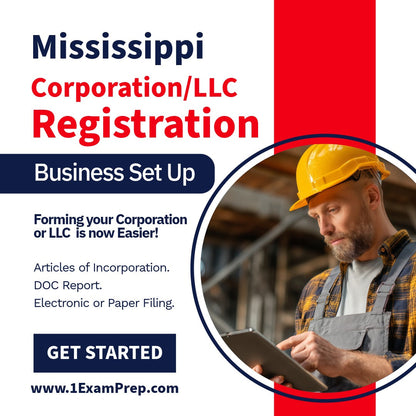 Mississippi Corporation or LLC Filing Registration Formation Setup