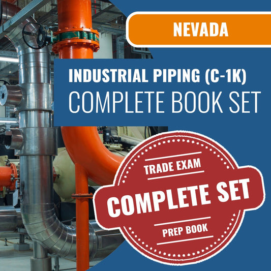 Nevada Industrial Piping Contractor (C-1K) Exam Book Package