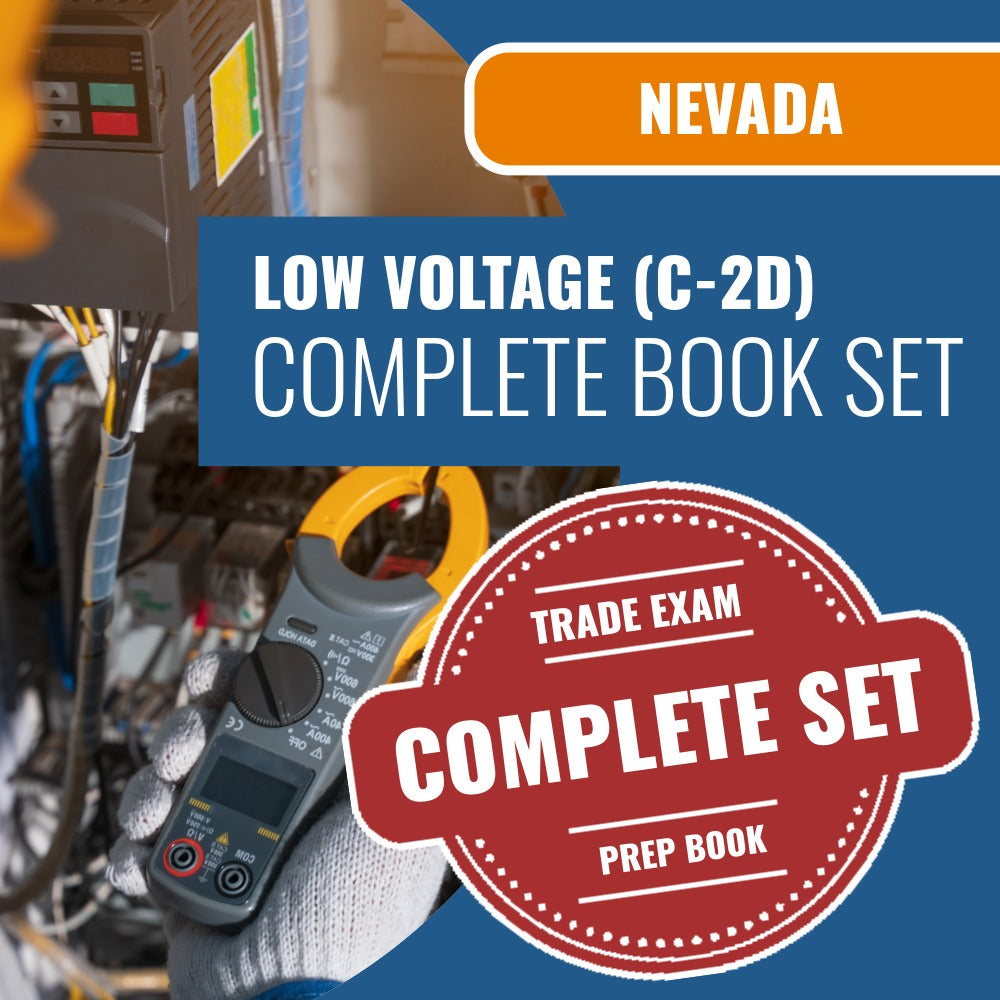 Nevada Low Voltage Contractor (C-2D) Exam Book Package