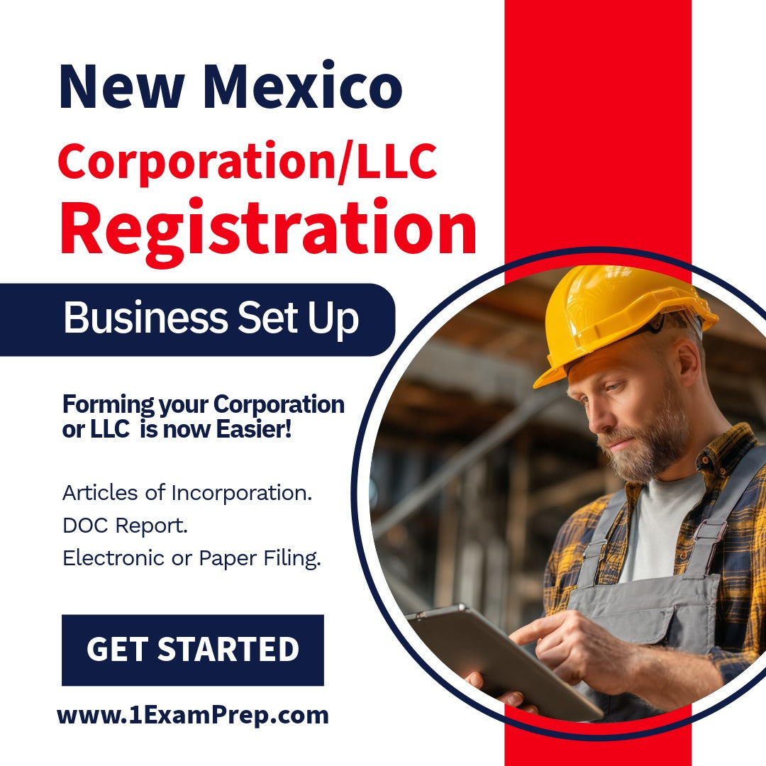New Mexico Corporation or LLC Filing Registration Formation Setup