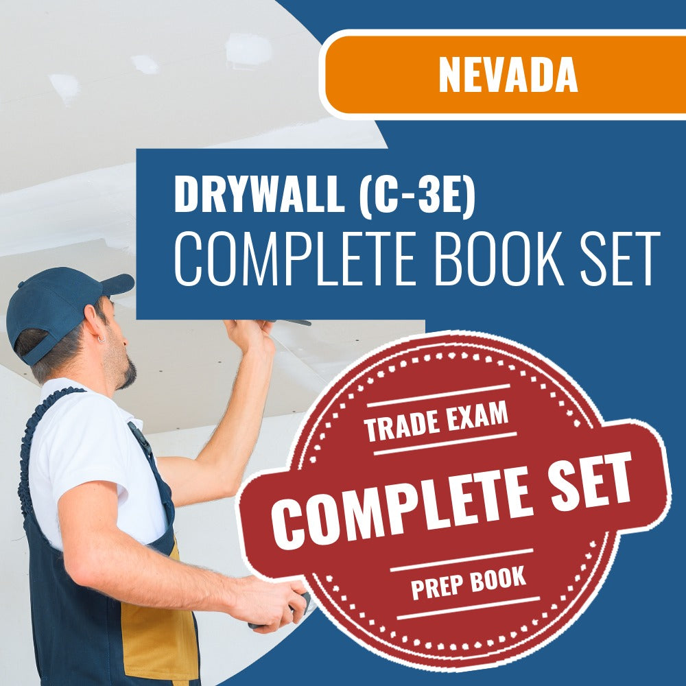 Nevada Drywall Contractor (C-3E) Exam Book Package