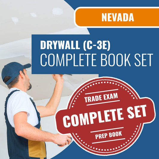 Nevada Drywall Contractor (C-3E) Exam Book Package