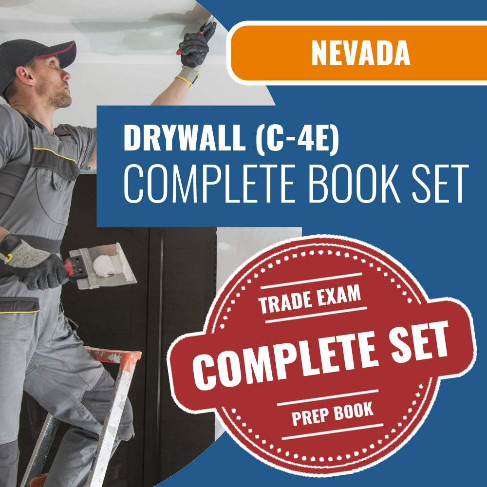 Nevada Drywall Contractor (C-4E) Exam Book Package