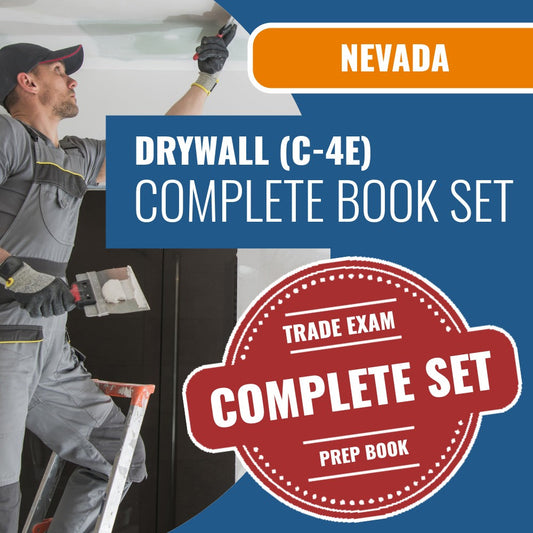 Nevada Drywall Contractor (C-4E) Exam Book Package