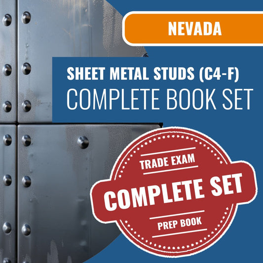 Nevada Sheet Metal Studs Contractor (C4-F) Exam Book Package