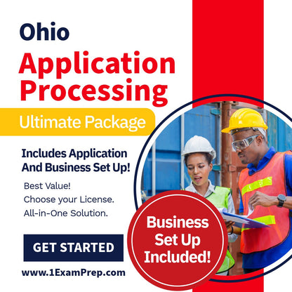 Ohio State Contractor Application Processing & Business Formation Ultimate Package