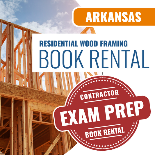Arkansas Residential Wood Framing Contractor - Books & Courses Rental Package