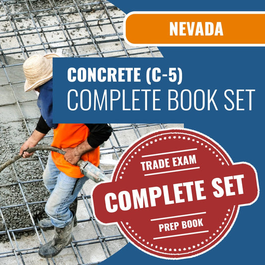 Nevada Concrete Contractor (C-5) Exam Book Package