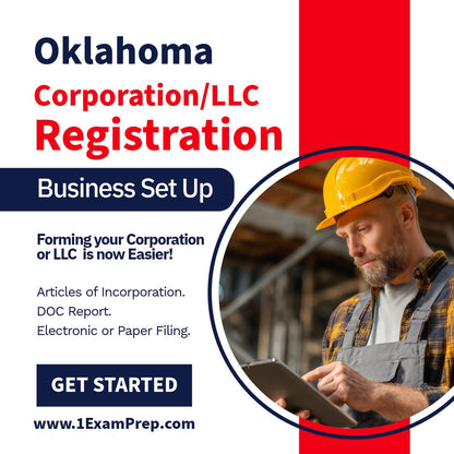 Oklahoma Corporation or LLC Filing Registration Formation Setup