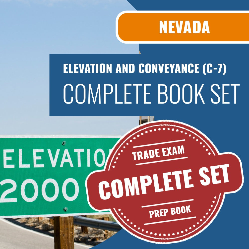 Nevada Elevation And Conveyance Contractor (C-7) Exam Book Package